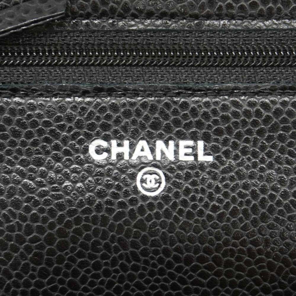 CHANEL Black Caviar Leather Wallet - Picture 3 of 10